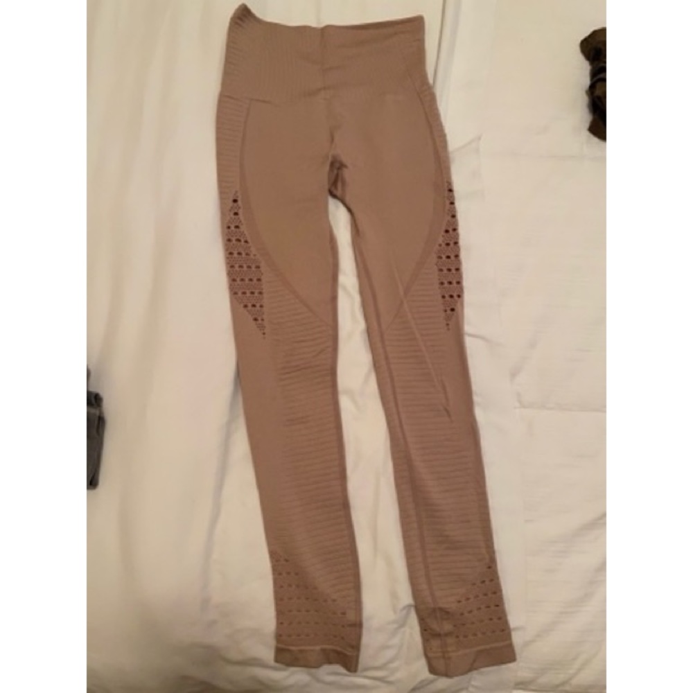 Beige Gymshark energy seamless leggings